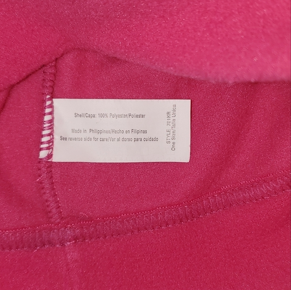 Isotoner Kids Fuchsia Fleece Beanie - Picture 4 of 8
